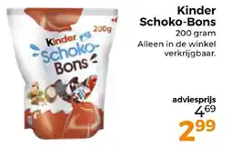 Trekpleister Kinder Schoko Bons aanbieding