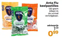 Trekpleister Anta Flu keelpastilles aanbieding