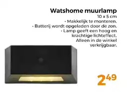 Trekpleister Watshome muurlamp aanbieding