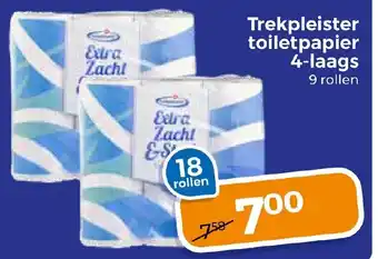 Trekpleister Trekpleister toiletpapier 4 laags aanbieding