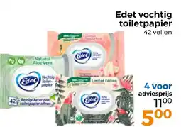 Trekpleister Edet vochtig toiletpapier aanbieding