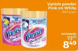 Trekpleister Vanish poeder Pink en White aanbieding