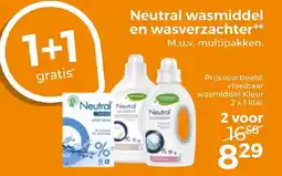 Trekpleister Neutral wasmiddel en wasverzachter aanbieding