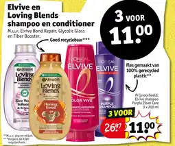 Kruidvat Elvive en Loving Blends shampoo en conditioner aanbieding