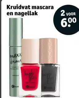 Kruidvat Kruidvat mascara en nagellak aanbieding