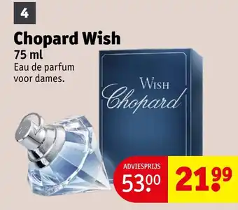 Kruidvat Chopard Wish aanbieding