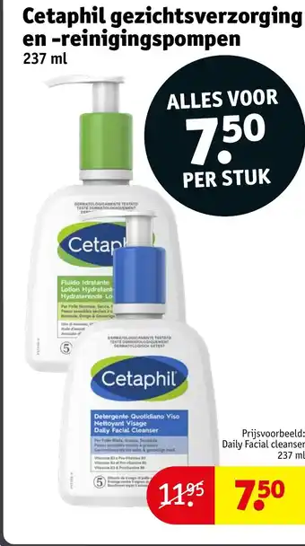 Kruidvat Cetaphil gezichtsverzorging Remescar gezichtsverzorging aanbieding