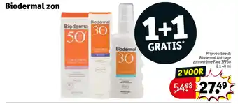 Kruidvat Biodermal zon aanbieding