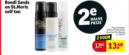 Kruidvat Bondi Sands en St.Moriz self tan aanbieding