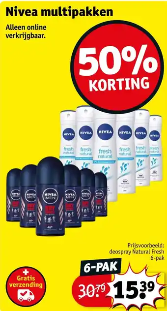 Kruidvat Nivea multipakken aanbieding