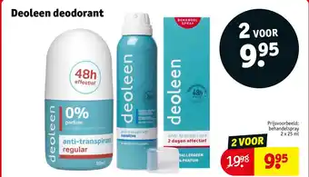 Kruidvat Deoleen deodorant aanbieding