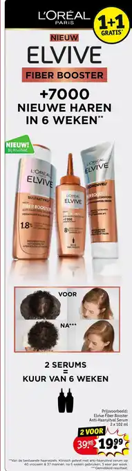 Kruidvat Elvive fiber booster aanbieding