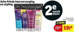 Kruidvat John Frieda haarverzorging en styling aanbieding