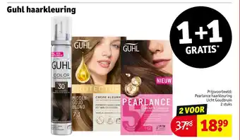 Kruidvat Guhl haarkleuring aanbieding