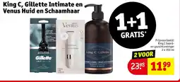 Kruidvat King C, Gillette Intimate en Venus Huid en Schaamhaar aanbieding