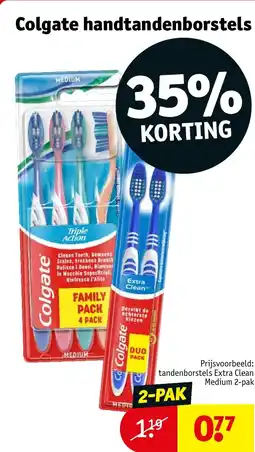 Kruidvat Colgate handtandenborstels aanbieding