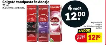 Kruidvat Colgate tandpasta in doosje aanbieding