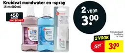 Kruidvat Kruidvat mondwater en spray aanbieding