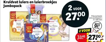 Kruidvat Kruidvat luiers en luierbroekjes jumbopack aanbieding