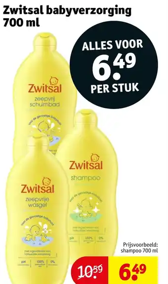 Kruidvat Zwitsal babyverzorging aanbieding