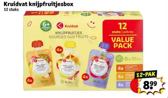 Kruidvat Kruidvat knijpfruitjesbox aanbieding