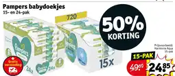 Kruidvat Pampers babydoekjes aanbieding