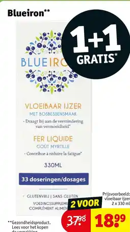 Kruidvat Blueiron aanbieding