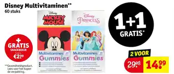 Kruidvat Disney Multivitaminen aanbieding