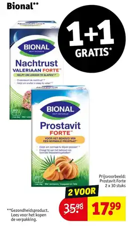 Kruidvat Bional aanbieding