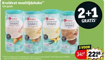 Kruidvat Kruidvat maaltijdshake aanbieding