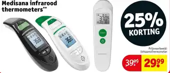 Kruidvat Medisana infrarood thermometers aanbieding