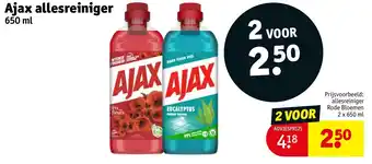 Kruidvat Ajax allesreiniger aanbieding