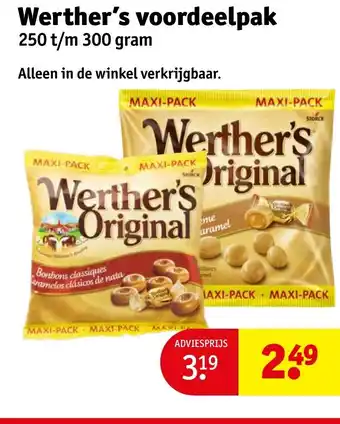 Kruidvat Werther's voordeelpak aanbieding