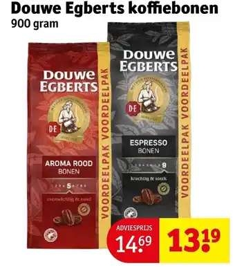 Kruidvat Douwe Egberts koffiebonen aanbieding