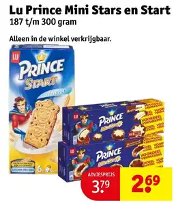 Kruidvat Lu Prince Mini Stars en Start aanbieding