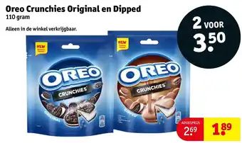 Kruidvat Oreo Crunchies Original en Dipped aanbieding