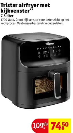 Kruidvat Tristar airfryer met kijkvenster aanbieding