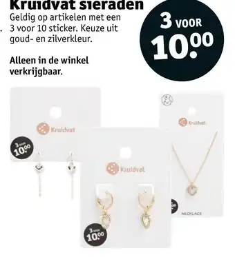 Kruidvat Kruidvat sieraden aanbieding