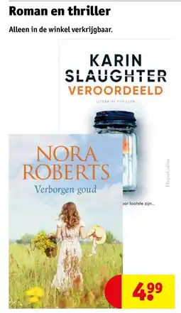 Kruidvat Roman en thriller aanbieding