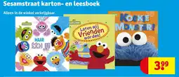 Kruidvat Sesamstraat karton en leesboek aanbieding