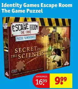 Kruidvat Identity games escape room the game puzzel aanbieding