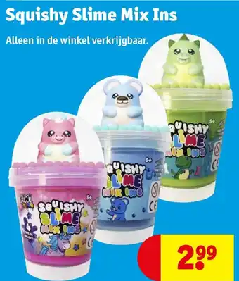 Kruidvat Squishy Slime Mix Ins aanbieding