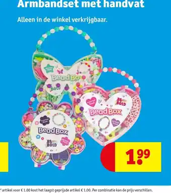 Kruidvat Armbandset met handvat aanbieding