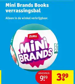 Kruidvat Mini Brands Books verrassingsbal aanbieding