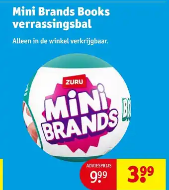 Kruidvat Mini Brands Books verrassingsbal aanbieding