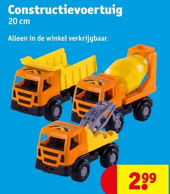 Kruidvat Constructievoertuig aanbieding