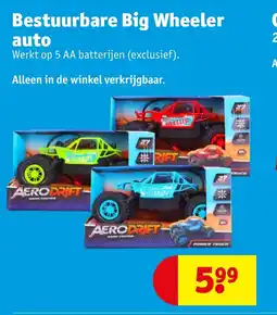 Kruidvat Bestuurbare big wheeler auto aanbieding