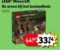 Kruidvat LEGO® Minecraft De arena bij het boslandhuis aanbieding