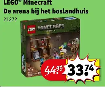 Kruidvat LEGO® Minecraft De arena bij het boslandhuis aanbieding