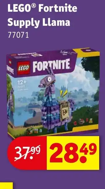 Kruidvat LEGO® Fortnite Supply Llama aanbieding